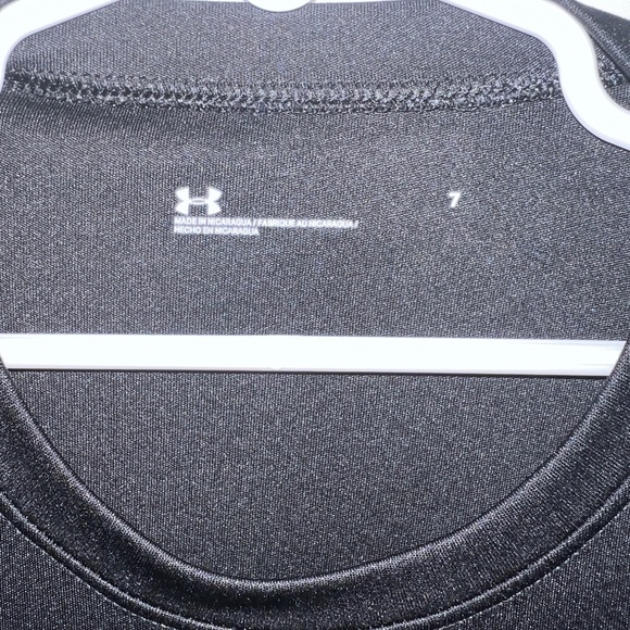 Under Armour "Play Like A Boss" Graphic Tee Size 7 - Picture 4 of 5